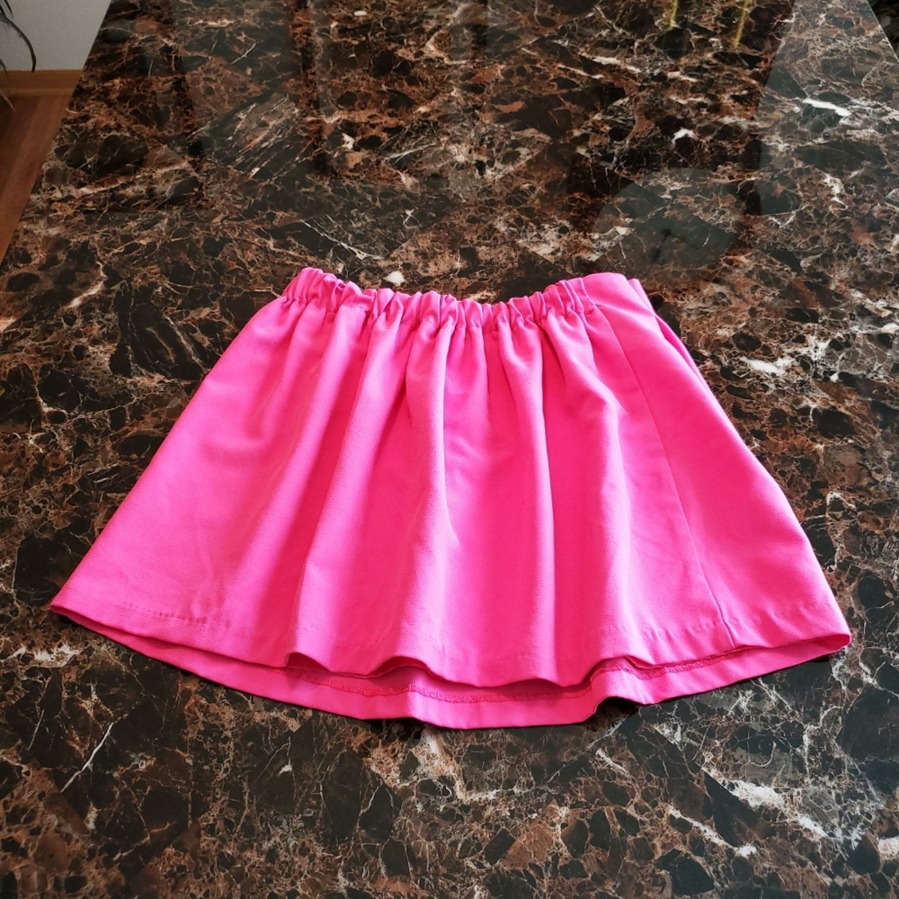 Anthropologie | Everly Hot Pink Pleated Mini Skirt - Picture 3 of 3